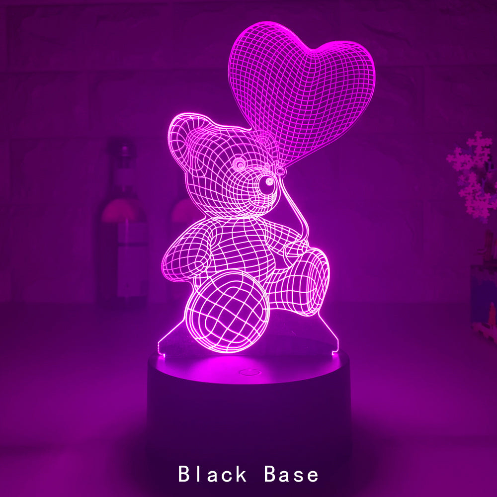 3D Acrylic Bear Lamp
