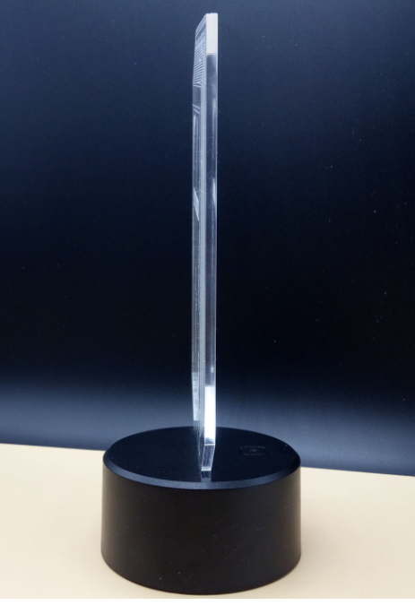 Abstract Twist LED Light