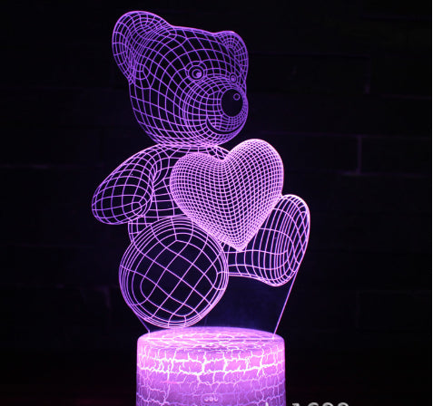 3D Acrylic Bear Lamp